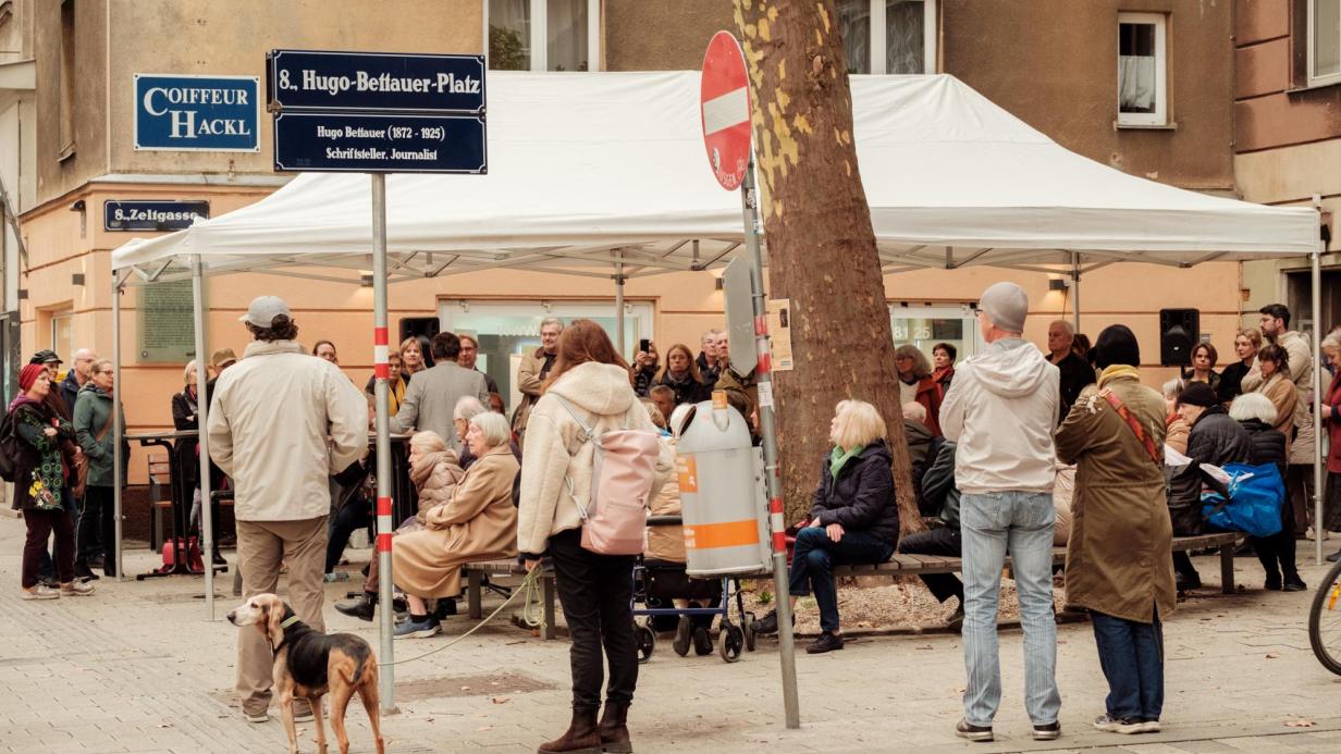 100 Jahre nach Attentat: Die Josefstadt gedenkt Hugo Bettauer 100 Jahre nach Attentat: Die Josefstadt gedenkt Hugo Bettauer